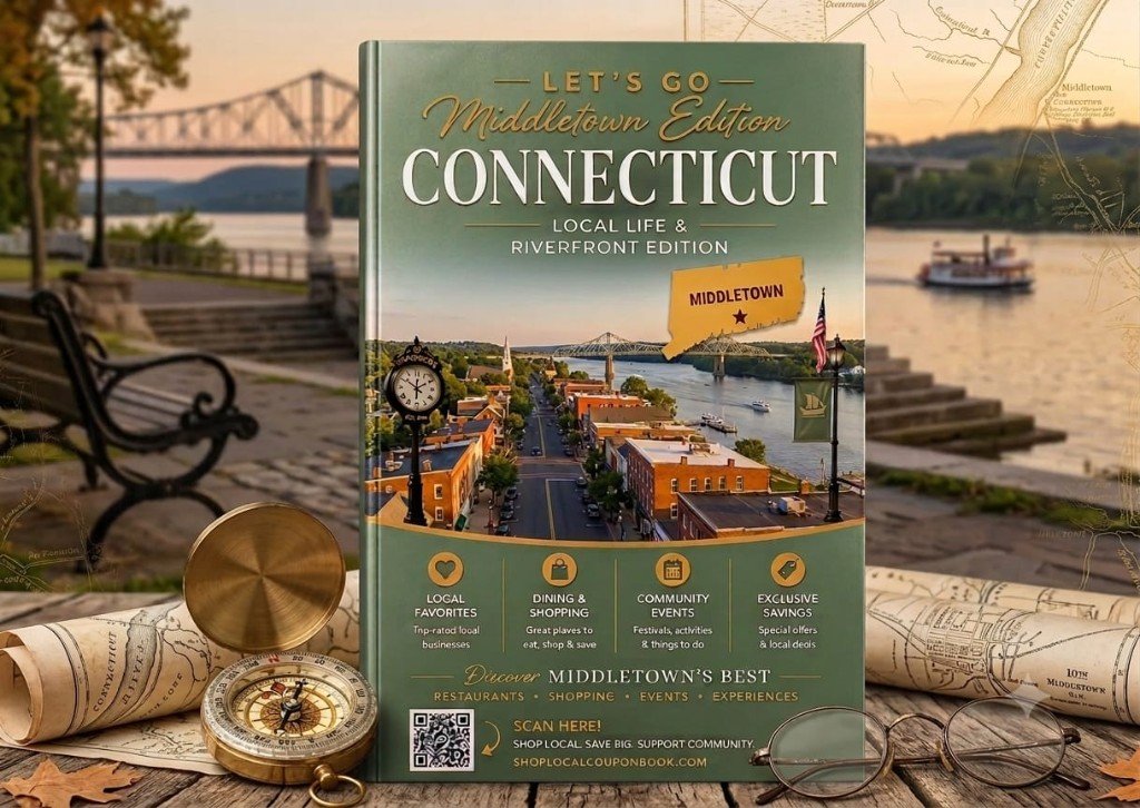 Connecticut Middletown edition cover of the Shop Local Coupon Book